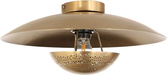 Anne Lighting Deckenleuchte Brassi - 20cm x Ø42 cm - Fassung E27 - Metall - Bronze