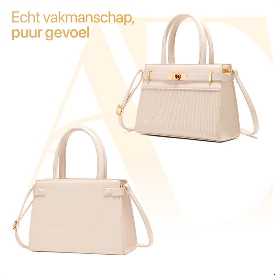 Aramae® - Handtasche Damen - Crossbody Bag Damen - Umhängetasche Damen - Geschenk für Frauen - Weiß
