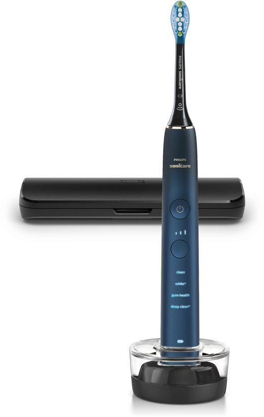 Philips Sonicare DiamondClean - Elektrische Zahnbürste - Aquamarin/Schwarz - Reiseetui - HX9911/88
