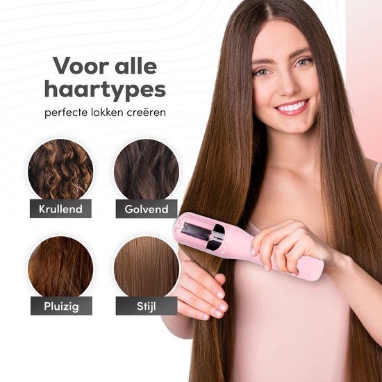 La Nou® Split Remover 4 Haarspitzenentferner - Inkl. Zubehör - Für gespaltene Haare - Haarspitzen-Trimmer - Pink