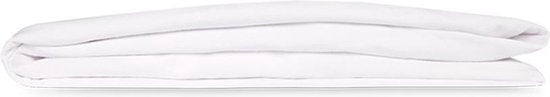 Kayori Shizu Topper Spannbetttuch Jersey - 180x200-220cm - Matratzenstärke 12 cm - Bio-Baumwolle - Weiß