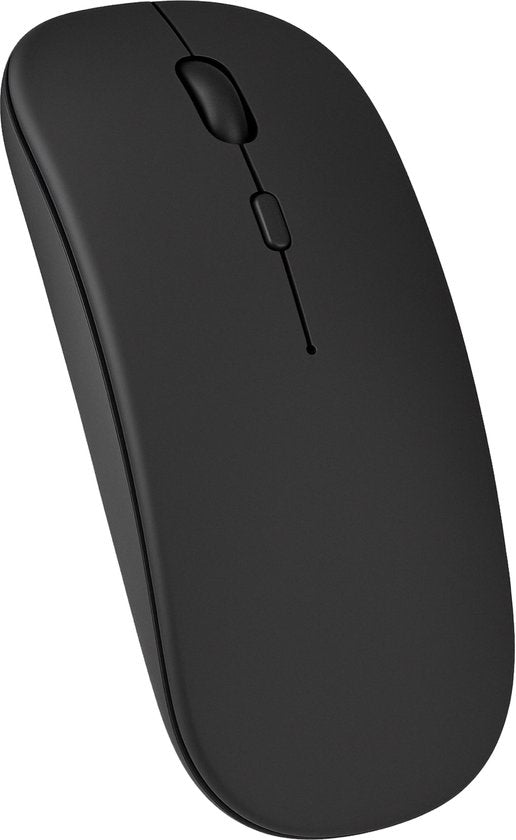 Nuvance Wireless Mouse - Bluetooth - Geräuschlos - Laptop & Gaming - Drahtlos - Computermaus - Links- und Rechtshänder - Schwarz