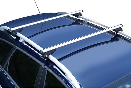 Pro Plus Dachrelingträger – Länge 120 cm – Aluminium – Maximale Belastung 90 kg – 2 Stück