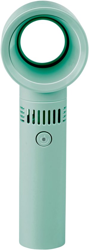 Lifetime Air Mini Fan Bladeless 3 Speeds - Fan Desk mit USB Rechargeable - Table Fan Portable - Mini Fan for Travel - Standing Fan Compact - Grün