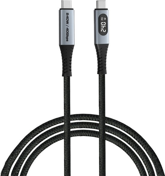 Verbatim Sync & Charge-Kabel USB-C auf USB-C, 40 Gb/s, 240 W, für Smartphones