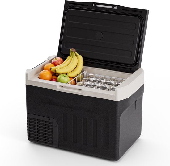 Auronic Electric Cool Box - Kompressor - 30L - 12V und 240 Volt - Campingkühlschrank - Frigobox Auto - Grün