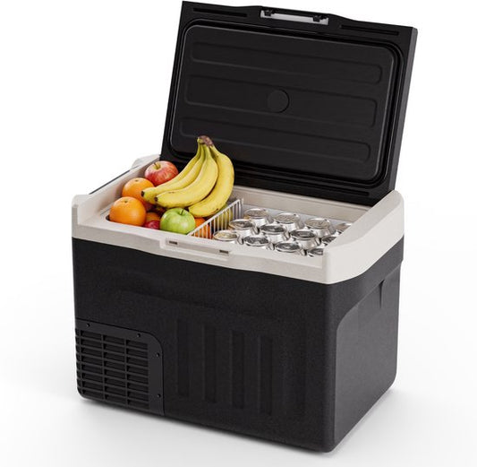 Auronic Electric Cool Box - Kompressor - 30L - 12V und 240 Volt - Campingkühlschrank - Frigobox Auto - Grün