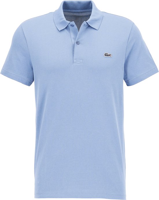Lacoste Poloshirt, atmungsaktiv, hellblau – Größe L – Herren