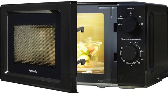 HANSEATIC Mikrowellenherd HM19B1M Leistung: 700 W, Auftaufunktion, 5 Leistungsstufen