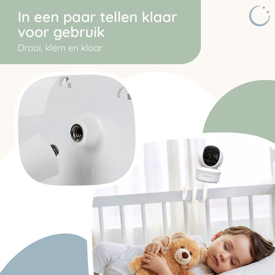Numsy Baby-Monitor-Halterung - Baby-Monitor-Halterung - Flexible Kamera-Halterung - Baby-Kamera - Baby-Monitor-Ständer