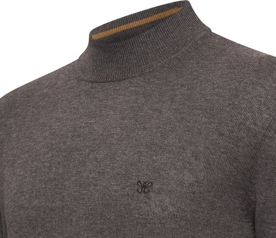 Cappuccino Italia - Herren Pullover Novara Rollkragenpullover - Grau - Größe M