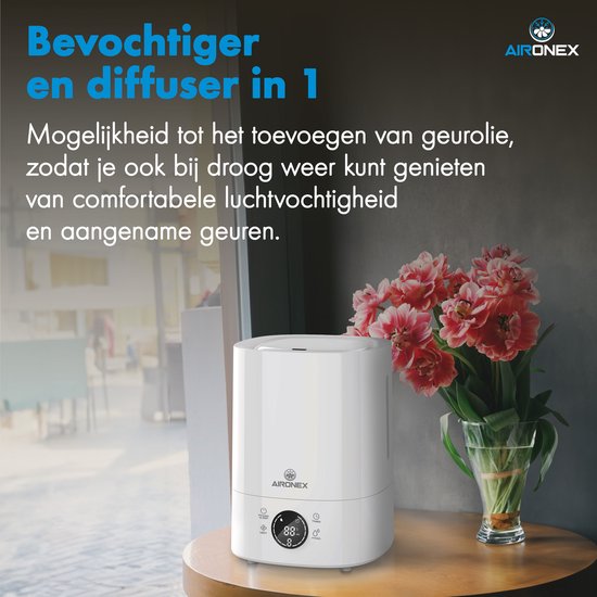 Luftbefeuchter Aironex - 6 Liter - Weiß