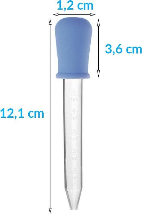 Saaf Pipettenset - Pipettenflasche 5 ml - Tropfenzähler - Pipetten für Flüssigkeiten - 5 Stück und Farben