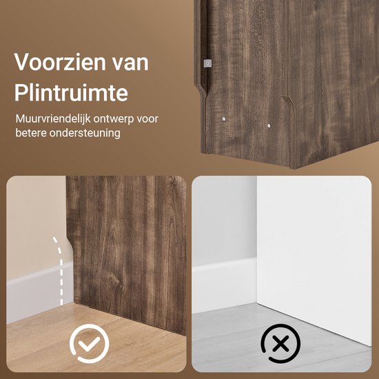 SoBuy Nachttisch, für Wohnzimmer, Schlafzimmer FBT111-SN