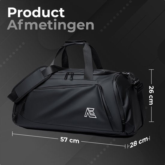 Sporttasche - Sporttasche Herren - Wochenendtasche für Herren - Sporttasche mit Schuhfach - Seesack - Fitnesstasche