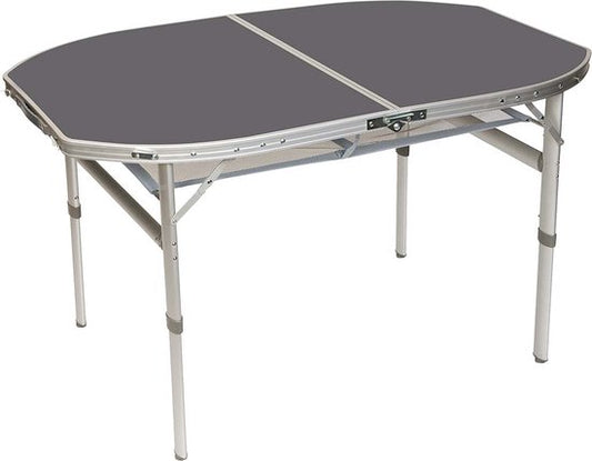 Bo-Camp - Tisch - Oval - Koffermodell - 120x80 cm