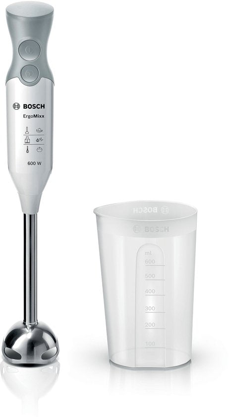 Bosch MSM66110 ErgoMixx - Stabmixer - 600W - Inklusive Messbecher - Weiß/Grau