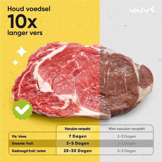 VAIVE Vakuumverpackungsmaschine - Foodsaver - Siegelgerät - Vakuummaschine