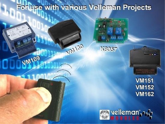 2-KANAL-SENDER MIT LED-BELEUCHTUNG (VM166T)