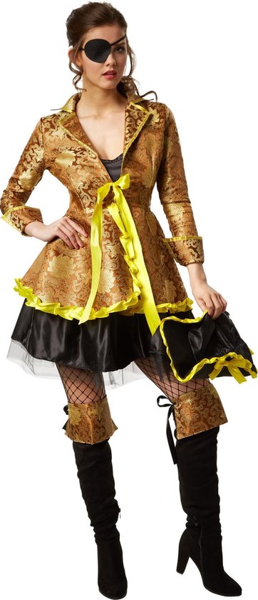 Dressforfun verzierter Freibeuter Kostüm - Größe L - Damen