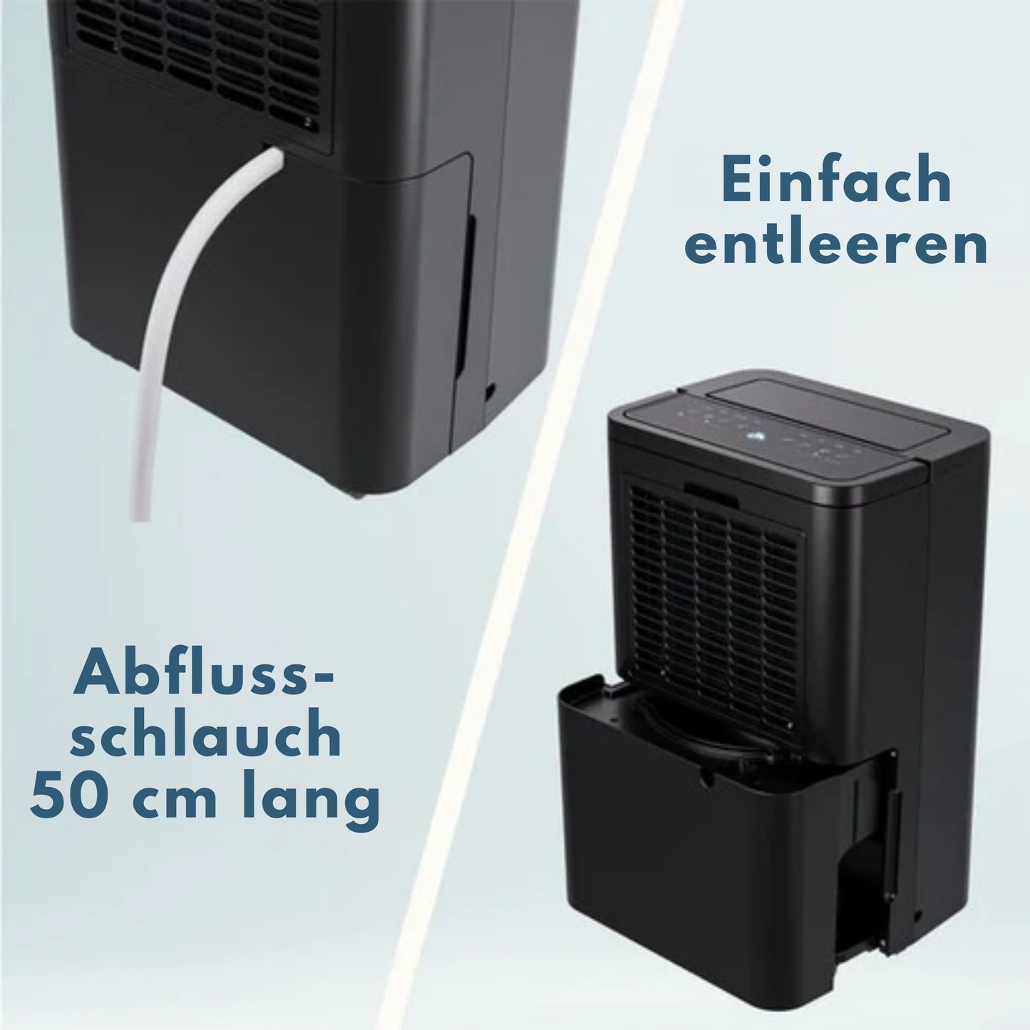 Auronic Luftentfeuchter - Compact Pro Plus - 24L - Schlafzimmer, Badezimmer, Wohnzimmer und Büro - Luftbefeuchter für Innenräume - Schwarz