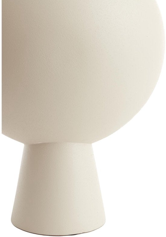 Light & Living Vase Kavandu – Weiß – 37,5 x 22 x 81 cm – Metall – Modern – Blumenvase – Wohnaccessoire – Dekorative Vase für das Wohn- oder Schlafzimmer