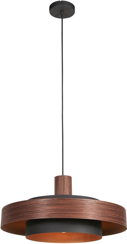 Anne Lighting - Hängeleuchte - Flinter - braun - Metall - Ø 50cm - E27 - 3329E