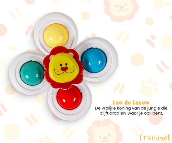 Frummel Zappelphilipp mit Saugnapf - Badespielzeug - Sinnesspielzeug - Zappelphilipp - Badespinner - Zappelphilipp für Autofenster - 3 Stück - Spinnspielzeug