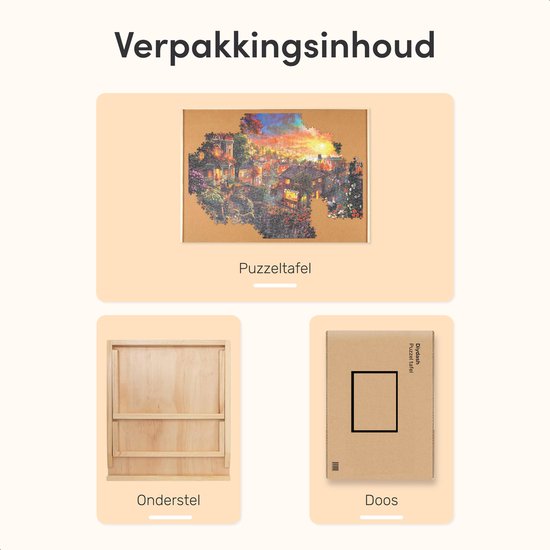 Diydash Puzzleplatte verstellbar - Für 1000 Teile - Puzzle - Tisch - Ordner - Matte - Brett - Regal - Matten - Schubladen - Sortierschalen - Koffer
