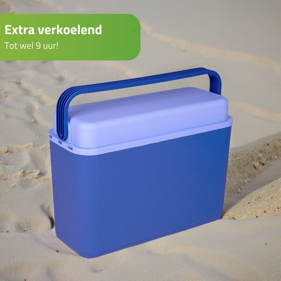 Bo-Camp - Autokühlbox - Arktis - Blau - Polyethylen - 12 Liter