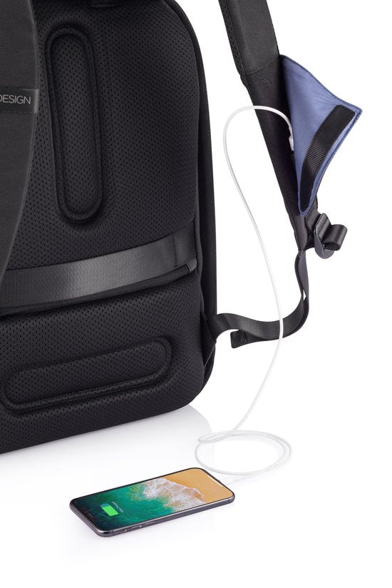 XD Design Flex Gym Bag - Anti-Diebstahl-Rucksack - 16 bis 24 Liter - Schwarz
