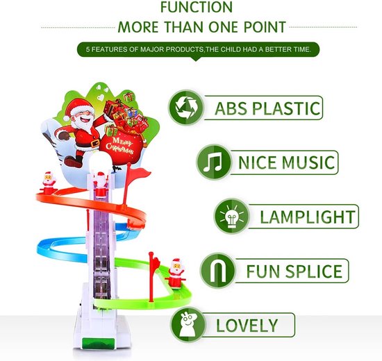 Weihnachtskletterbaum - Mit Licht und Musik - Spielset