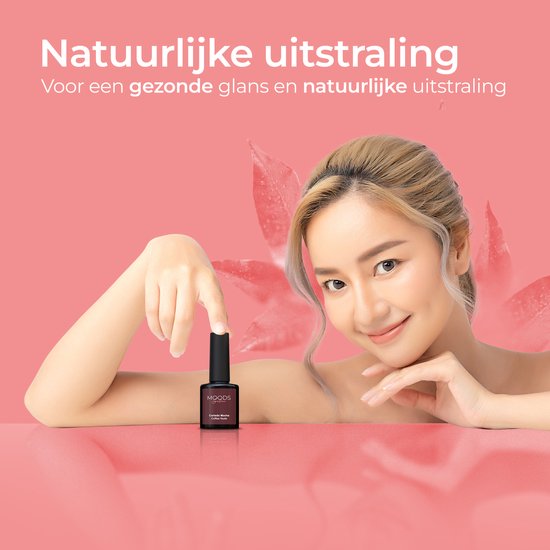 Moods Gellac BIAB - Builder in a Bottle - BIAB Nagelaufbau-Gel - Coffee Nude - HEMA & TPO Frei