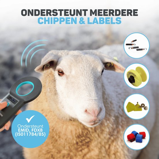 Vulpes Goods® Pets Chip-Lesegerät - Für alle Tiere und Heimtiere - Inkl. Reisetasche - PRO Version
