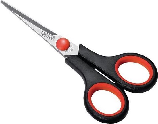 Heftklammern Softgrip-Schere, 140 mm, 5 Zoll, symmetrisch