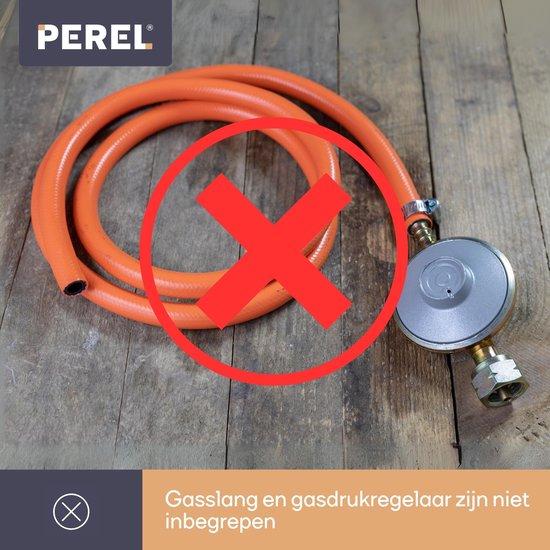 Perel Terrassenheizung auf Gas, Butan oder Propan, 4500 W