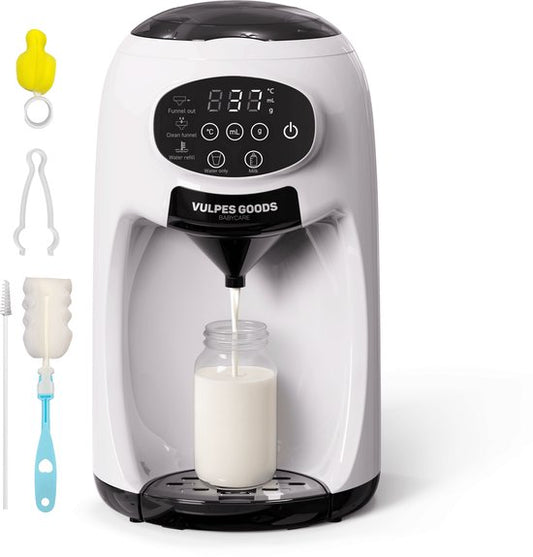 Vulpes Goods® BabyCare - Babyflaschenautomat - Baby Formula Maker PRO - Flaschenfütterungsgerät - Automatische Flaschenmaschine - Babymilchmaschine - Inkl.