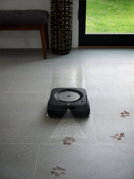 iRobot Braava Jet M6 - Wischroboter - Schwarz - M6132 - Wischroboter - Mit App - Sprachassistent - Goole & Alexa - Smartmapping