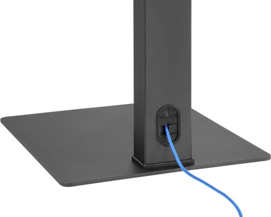 VDD Gaming TV-Ständer - Schlankes wandmontiertes Modell - Drehbar - Bis zu 70 Zoll - Schwarz