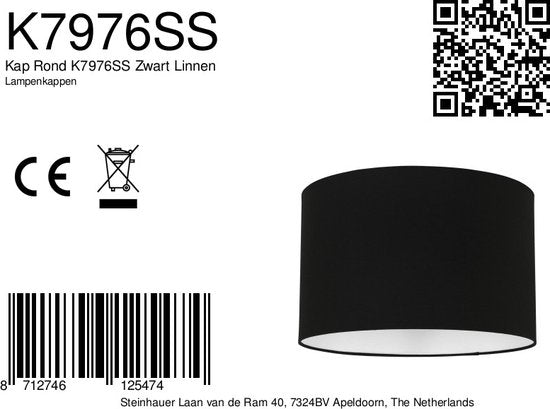Lampenschirm Mexlite Caps - Schwarz