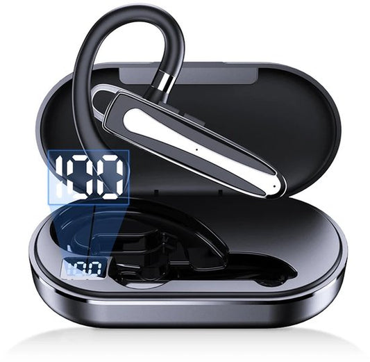 Otiume Wireless Headset PRO - Geräuschunterdrückung - inkl. Ladekoffer - Bluetooth 5.3 - Bluetooth Headset - Freisprecheinrichtung Auto - Ohrhörer Wireless mit Mikrofon