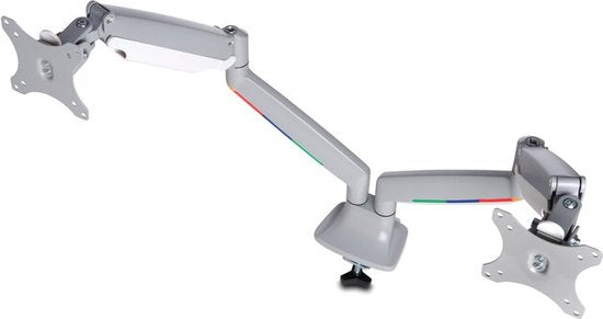 Kensington SmartFit One-Touch Dual Monitor Arm - Für 2 Bildschirme - Höhenverstellbar - Für 13 - 32" & bis zu 9 KG - Grau