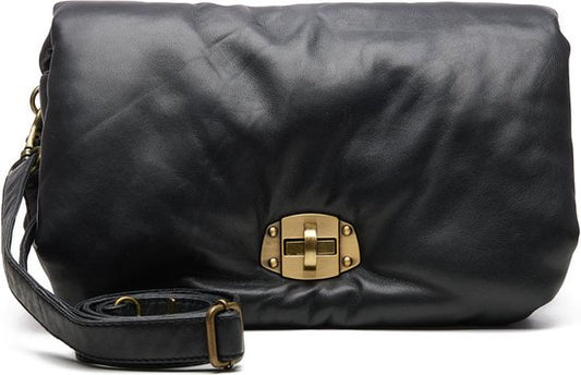 Chabo Bags - Diva Small - Umhängetasche - Crossbody Tasche - Leder - Schwarz