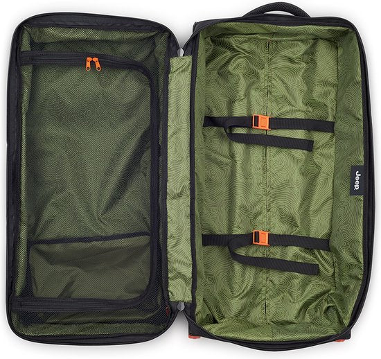 Jeep-Reisetasche mit Beschichtung, 72 cm, schwarz