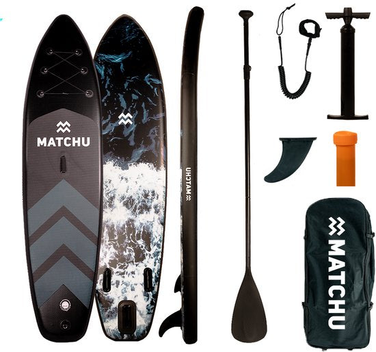 Matchu - SUP board - Aqua Camo - Stand up paddle board - 320x81x15 - Aufblasbar