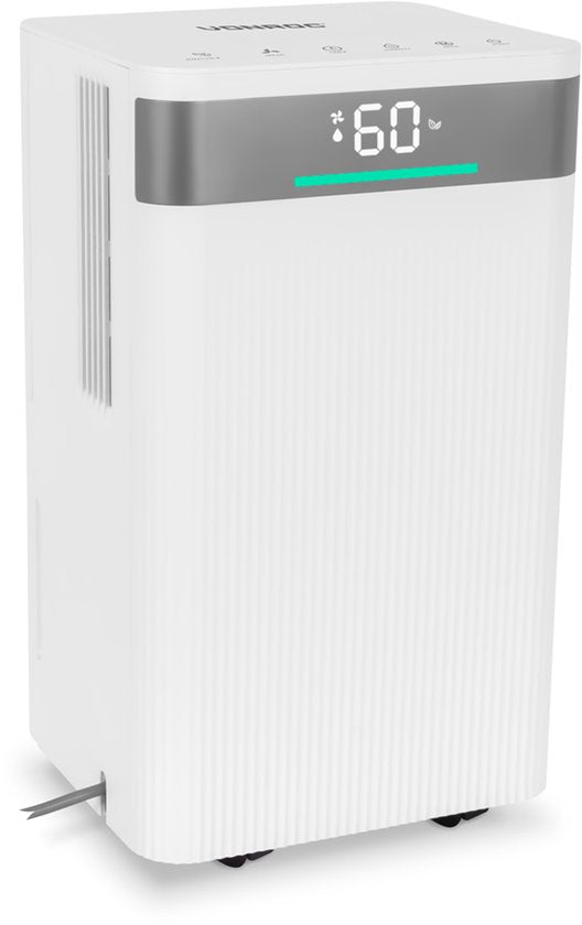 VONROC Luftentfeuchter - 12L/Tag - 2L Tank - Waschmodus - mit WiFi-Steuerung - mit Luftreinigungsfunktion