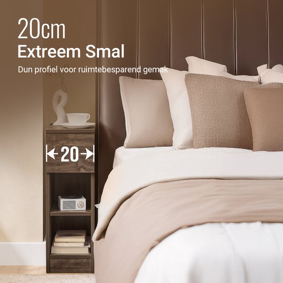 SoBuy Nachttisch, für Wohnzimmer, Schlafzimmer FBT111-SN