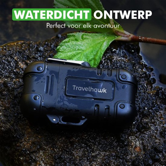 Travelhawk Elektrisches wiederaufladbares Feuerzeug - Langlebiges Plasma Feuerzeug - Feuerzeuge - Elektrisches Feuerzeug - Schwarz
