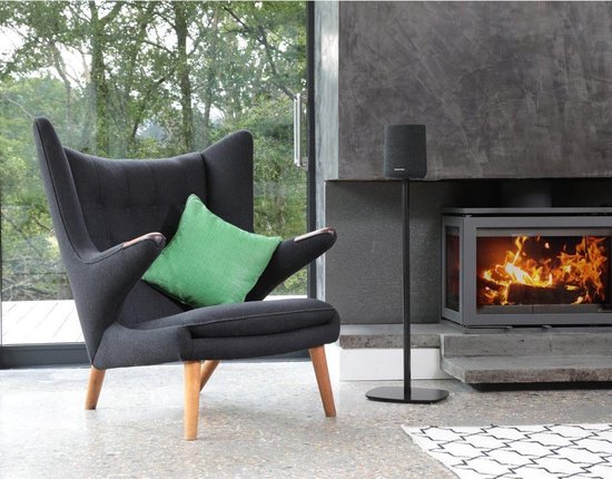SoundXtra SDXHKCONEFS1021 Lautsprecherhalterung Boden Aluminium, Stahl Schwarz