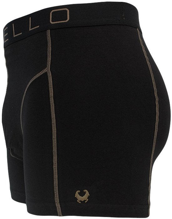 Cavello - 2er-Pack Boxershorts Schwarz / Pepita Print - S